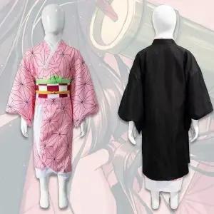 귀멸의칼날 어린이 귀칼 의상 성인 코스프레 네즈코 젠이츠 시노부 탄지로