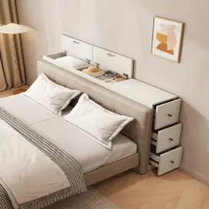 수납장 침대 틈새 수납 실용적 공간분리 협탁 조립식 폭좁은 쇼파뒤 침실