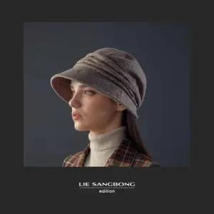 울 블렌딩 셔링 보닛햇 1종 LS012