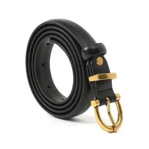 아임레더 여성 소가죽 벨트 S-1 (블랙) 슬림 정장벨트 생활용품 가정용품 생필품