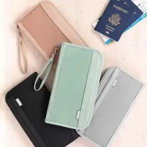 4컬러 해외여행 RFID 차단방지 여권지갑 여권케이스 여권지갑 여행지갑 가방 지갑형케이스 다이어리케이스