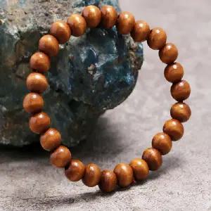 소원 성취 원목 불교 호안석 원석 패션 염주 팔찌 5p