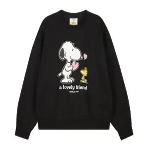 [롯데백화점]클라이드앤 여성 2color 스누피 캐릭터 그래픽 오버핏 맨투맨 긴팔 라운드 티셔츠 FODTS974F