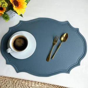 깔개 패드 셋팅 블루 클래식 방수 티 식탁