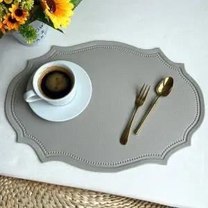 패드 깔개 캐주얼 gray 셋팅 방수 티 식탁