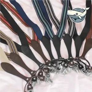 남성캐주얼 더블레더 서스펜더 스타일 멜빵