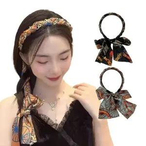 이거찜 스카프 머리띠 헤어밴드 플로럴패턴 페이즐리터번