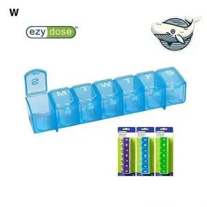 주간 약물 관리함 편리한 푸시버튼 약통 건강