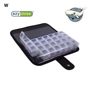 투명 약통 정리함 4칸 약정리함 알림기능