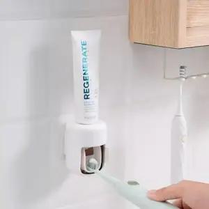 편리한 치약짜개 자동 치약 디스펜서 치약거치대 걸이_23416098