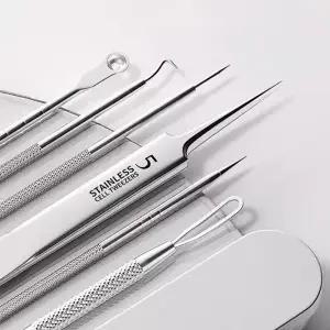 여드름 제거기 블랙헤드 압출 지방 입자 압출 8종세트