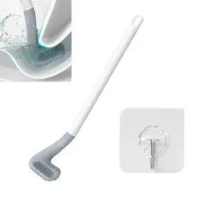 말랑 빈틈 변기솔 후크패드포함 변기청소솔 화장실 청소솔_23419668