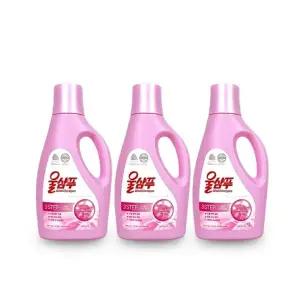 애경 울샴푸(용기 1L) 오리지널 3개 일반 드럼겸용 빨래