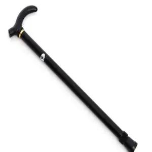 초경량 접이식 지팡이 블랙 보조 보행기 노인용 손잡이 알루미늄 (WFK8OE7)