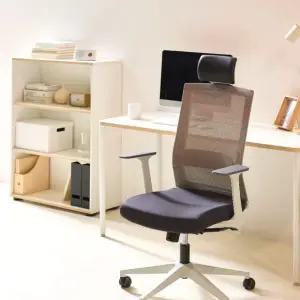 듀오백 스퀘어 DQ-LIGHT-W 메쉬 사무용 컴퓨터 책상 의자