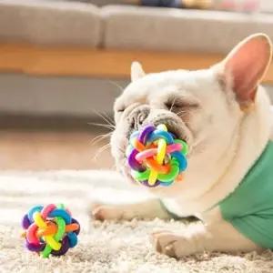 반려동물 애완견 방울 공 딸랑이 장난감 고양이 볼 재미있는 토이 (WFK8OZX)