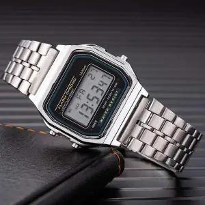 시계 전자 DD 스톱워치 패션 12454 손목 사각 스톱