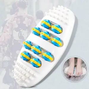 고품질 발 맛사지 발바닥 마사지 지압 돌기 휠 롤러 매트 (WE10FE8)