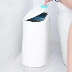 원터치휴지통 슬림 화장실 사무실 쓰레기통_23424857