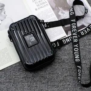 미니 귀여운 휴대용 파우치 캐리어 어깨끈 포함 인쇄