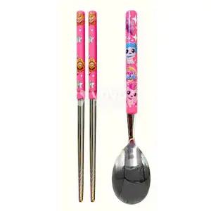 반짝반짝 캐치티니핑 슬림 스푼 진공 젓가락 세트