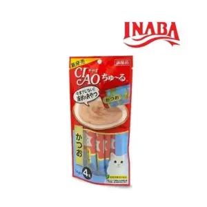 이나바 가다랑어 스틱 간식 챠오츄르 1타 고양이 (WFK8O3S)