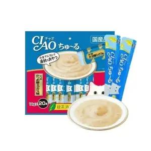 가다랑어 스낵 챠오츄르 고양이 간식 20개입 카츠오부시 맛 (WFK8O3I)