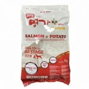 애니멀 사료 플러스 연어감자 5kg 반려동물 건강식 (WFK8QJS)