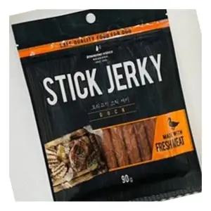 오리 고기 스낵 져키 90g 건강한 간식 스트레스 해소 피모 영양 보충 (WFK8O77)