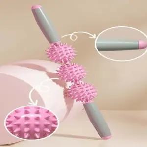 요가 종아리 마사지 롤러봉 다리 스트레칭 기구 3구 스틱 (WFK8O84)