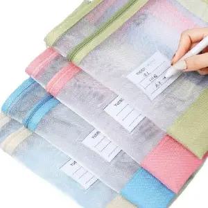 (가디언블루) 메쉬 북파우치파일 보조여행파우치 여행