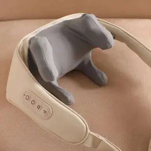 [골드스마일]무선 목 어깨 온열 마사지기 부모님 선물 안마기