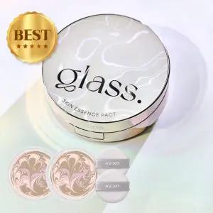 (40%+7%묶음할인)에이지투웨니스 글래스 스킨 에센스 글로우 팩트 본품+리필