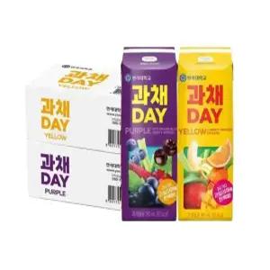[최종 17,990]연세 과채데이 퍼플+옐로우 190mlx48