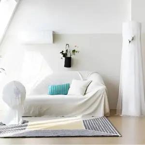 바디무드 한스데코 스탠드 에어컨+벽걸이 에어컨 커버+선풍기 커버_2개 4종 세트