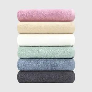 송월타올 항균 코마사40수 뱀부얀타월 무지수건