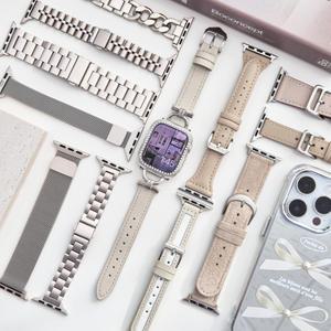 영스피플 애플워치 스트랩 케이스 액정보호 필름 6 7 8 9 10 11 se2 3 메탈 가죽 스포츠 밀레니즈 루프 시계줄 울트라2 스테인리스 링크 브레이슬릿 브레이드 솔로루프 D버클 알파인 큐빅 투명 TPU 풀커버 줄질 밴드