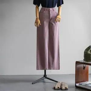 (안나앤모드) posing_f 다잉워싱 일자 팬츠	[팬츠DXX32]