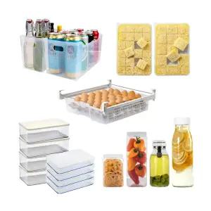 [실리쿡] 냉장고&주방수납 BEST 레일바스켓 / 트레이 / 마늘칸칸 / 물병 / 냉장고정리용기