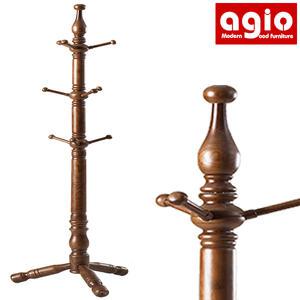 회전스타  : 스탠드 원목 옷걸이 행거 수납 엔틱 회전 나무 튼튼한 당일 무료