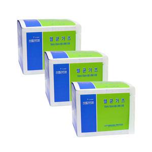 신성 드레싱 의료용 가아제 멸균 거즈 3호 7.5cm 3박스