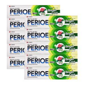 페리오 브레쓰 케어 알파 치약 160g x 10개