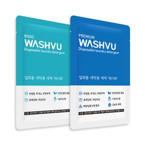 에코뷰 초간편 일회용 세탁세제 베이직 400개 벌크 워시뷰