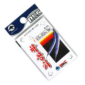 학공치 원터치바늘 한팩에 6개 개별포장 학꽁치바늘