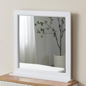 스코나 심플스 좌경 대 스탠드형 사각 거울(700 700)