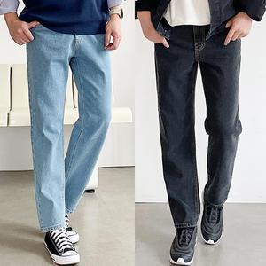 남자청바지/테이퍼드/일자/기모/데님/조거/밴딩/크롭진/빅사이즈