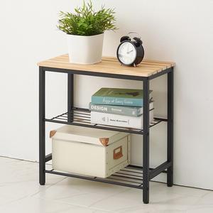 카디프 다용도 미니 원목 수납 선반 3단 500