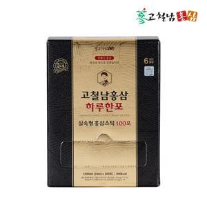[고철남홍삼] 짜먹는 전체식 홍삼스틱 하루한포 실속형 100포