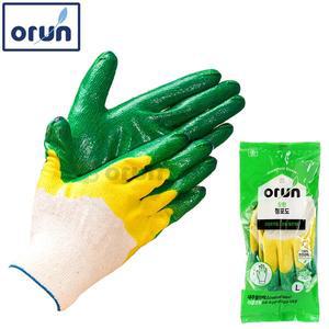 [오런]청포도이중코팅장갑_작업장갑 미끄럼방지장갑 안전장갑