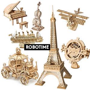 [로보타임] 나무 입체퍼즐 모음전 48종 택일 돌봄교실 방과후 학교완구